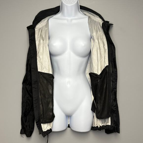 Marmot PreCip Black Lightweight Waterproof Gorpcore Rain Jacket Womens Sz M - Picture 2 of 5